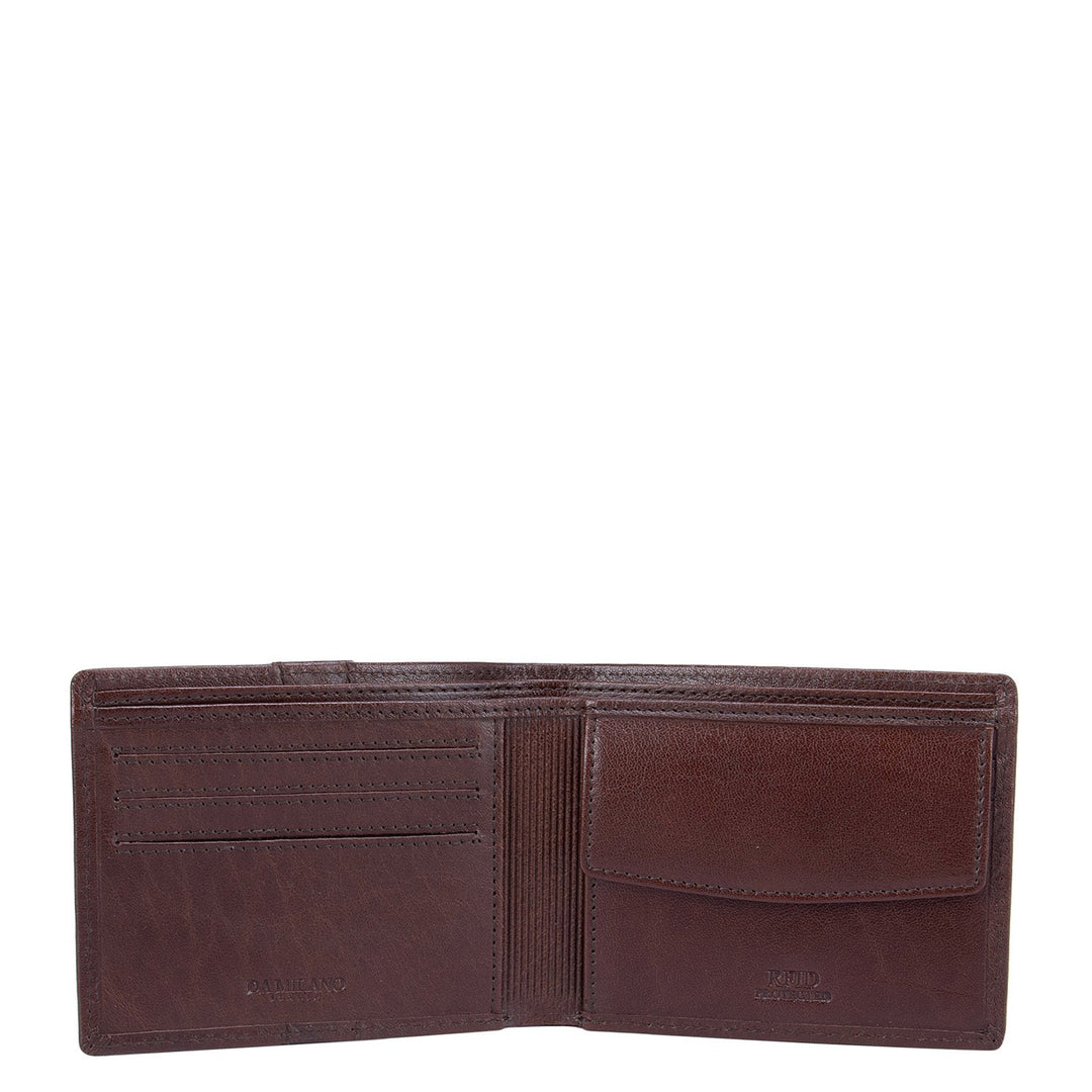 Brown Plain Mens Wallet