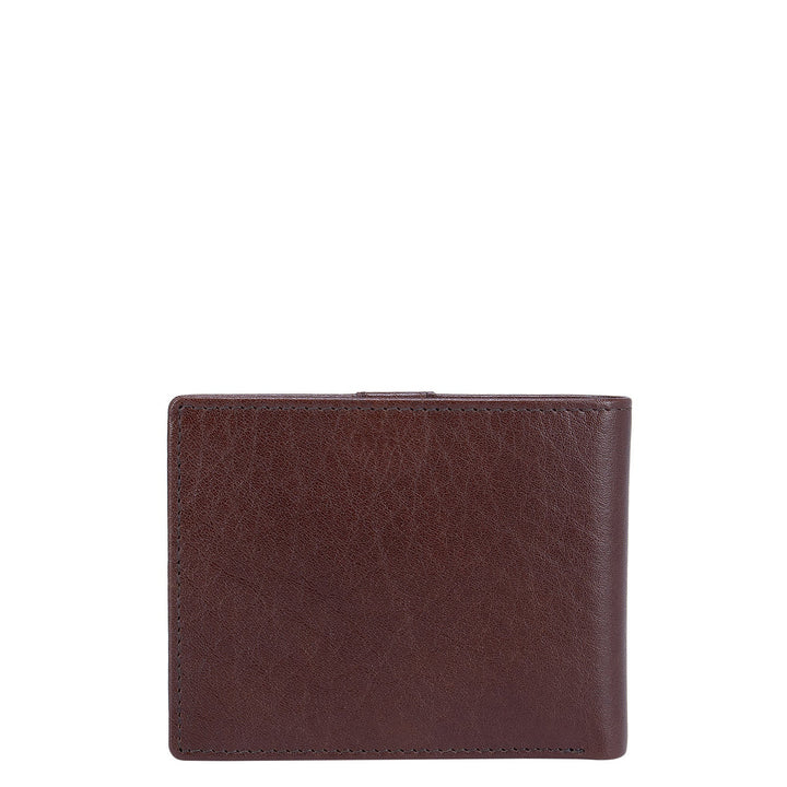 Brown Plain Mens Wallet