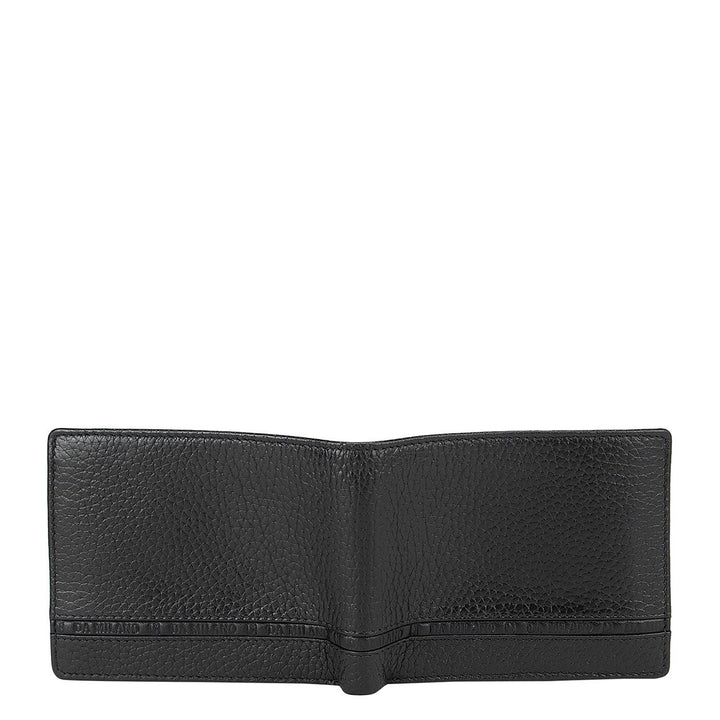 Black Wax Bifold Wallet