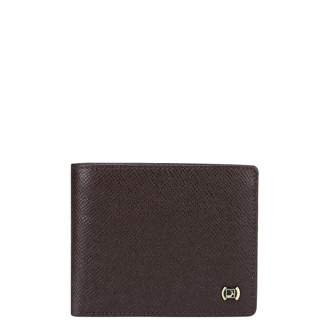 Brown Franzy Bifold Wallet With Flap