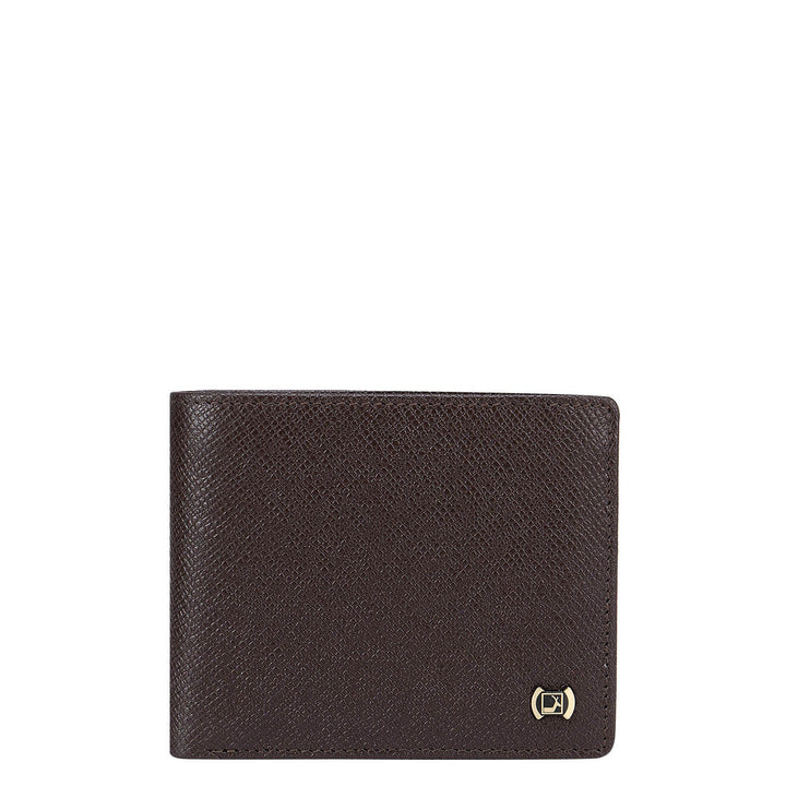 Brown Franzy Bifold Wallet With Flap