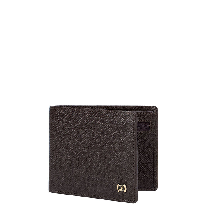 Brown Franzy Bifold Wallet With Flap