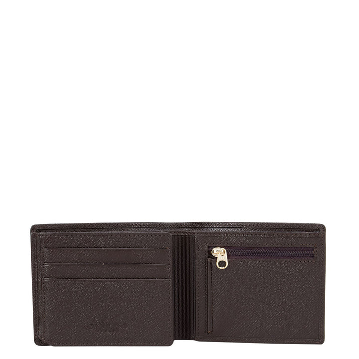 Brown Franzy Bifold Wallet With Flap