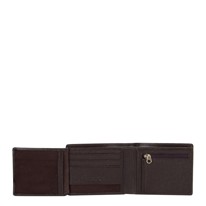 Brown Franzy Bifold Wallet With Flap