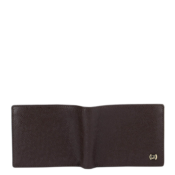 Brown Franzy Bifold Wallet With Flap