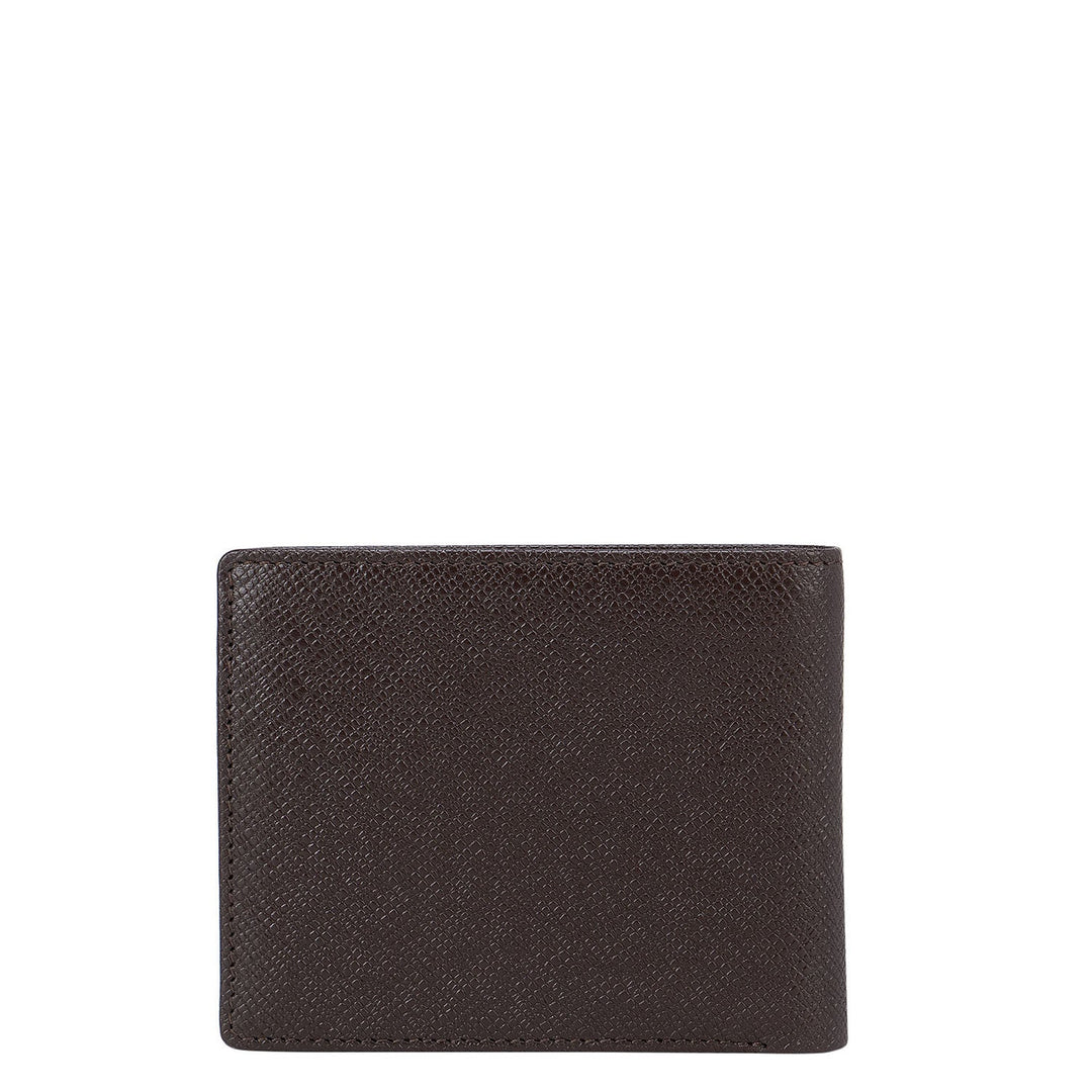 Brown Franzy Bifold Wallet With Flap