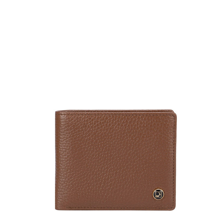 Cognac Wax Bifold Wallet