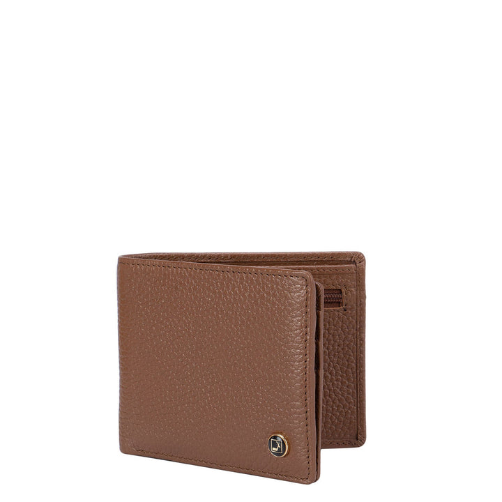 Cognac Wax Bifold Wallet