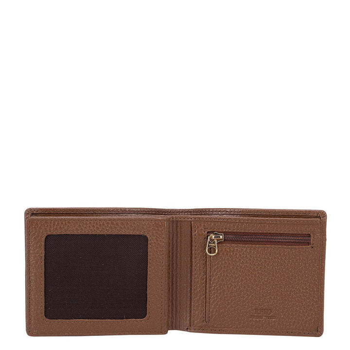 Cognac Wax Bifold Wallet
