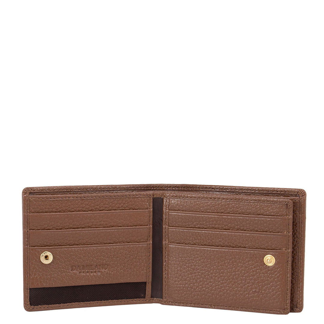 Cognac Wax Bifold Wallet