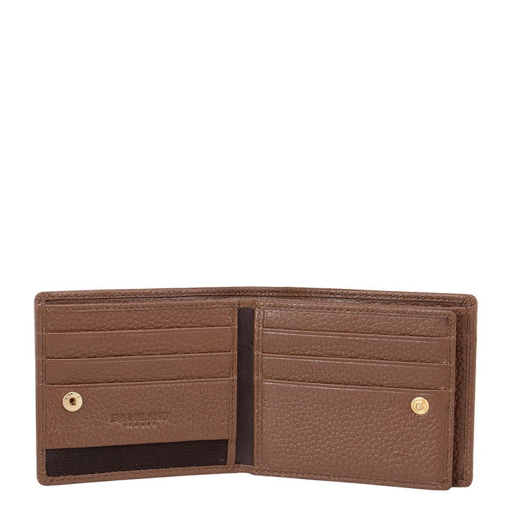 Cognac Wax Bifold Wallet