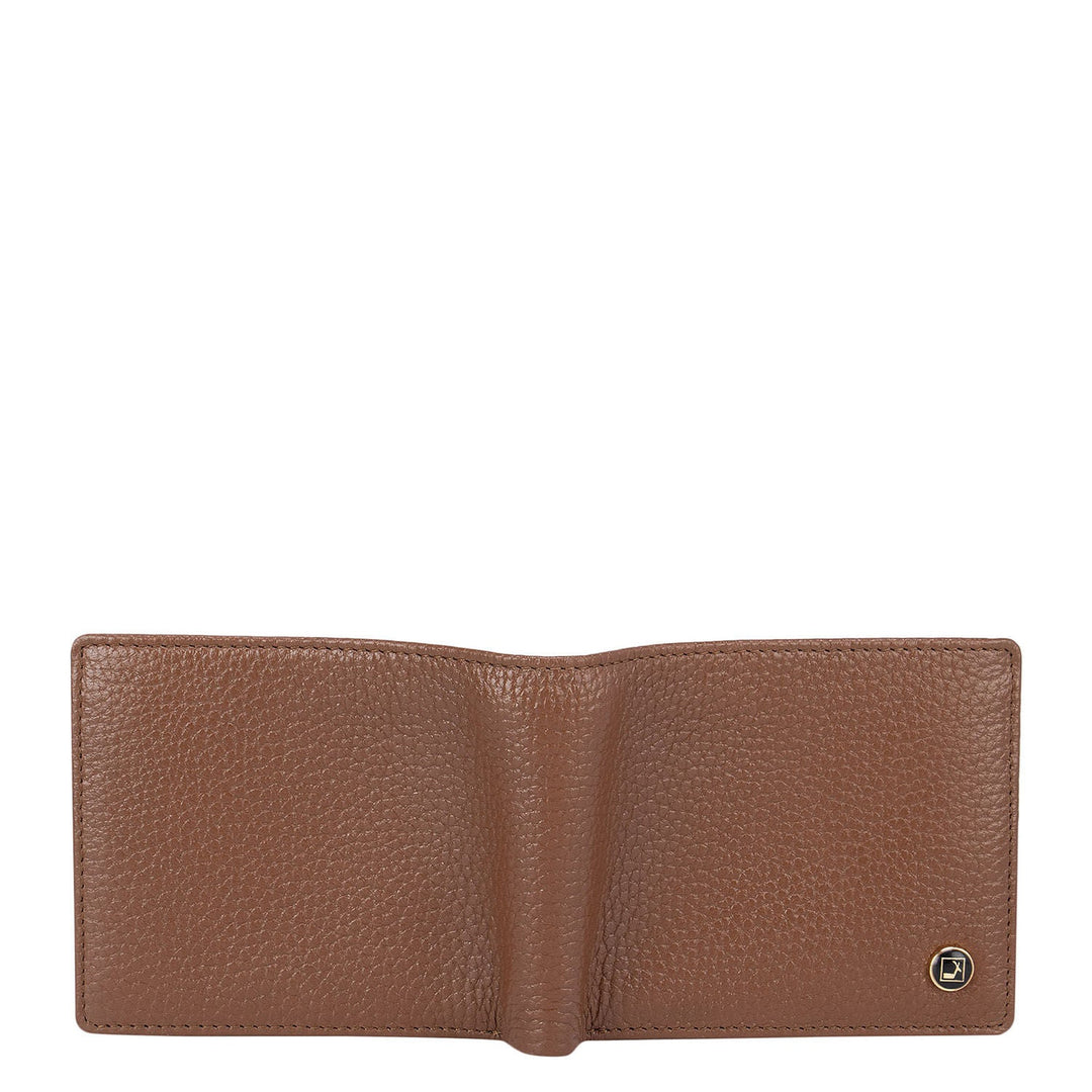 Cognac Wax Bifold Wallet
