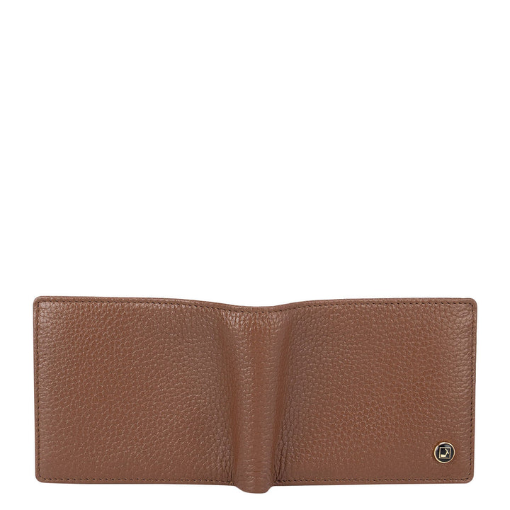 Cognac Wax Bifold Wallet