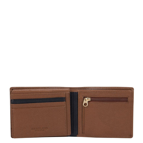 Franzy Leather Mens Wallet - Cognac