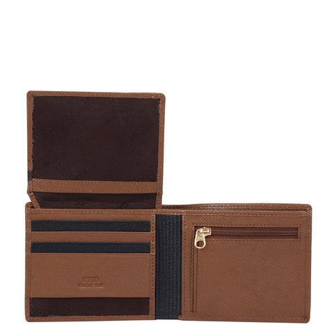 Franzy Leather Mens Wallet - Cognac