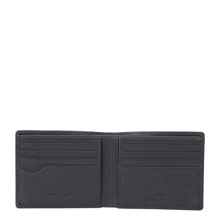 Grey Croco Effect Bifold Wallet