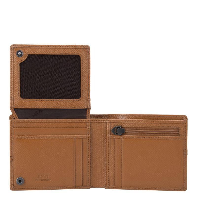 Franzy Leather Mens Wallet - Cognac