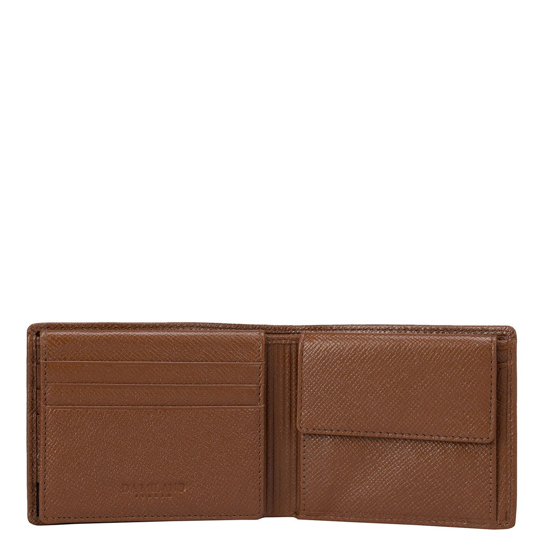 Franzy Leather Mens Wallet - Cognac