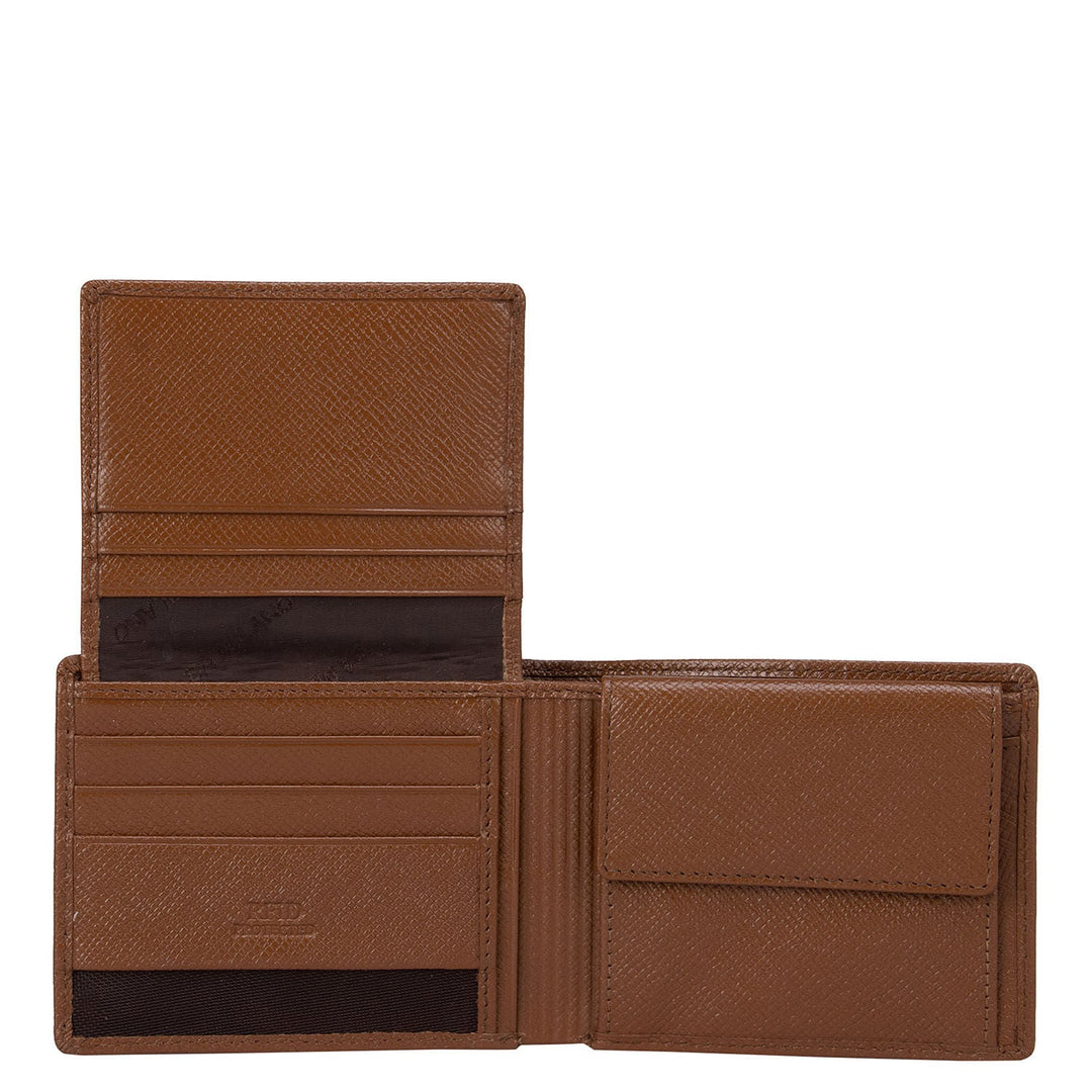 Franzy Leather Mens Wallet - Cognac