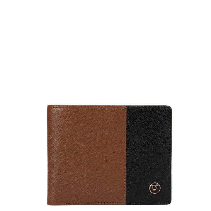 Brown and Black Franzy Bifold Wallet