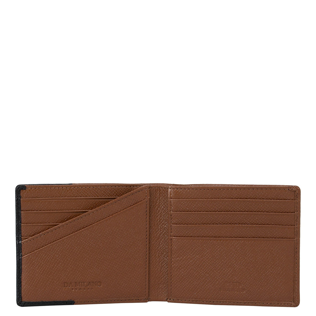 Brown and Black Franzy Bifold Wallet