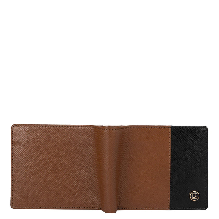Brown and Black Franzy Bifold Wallet