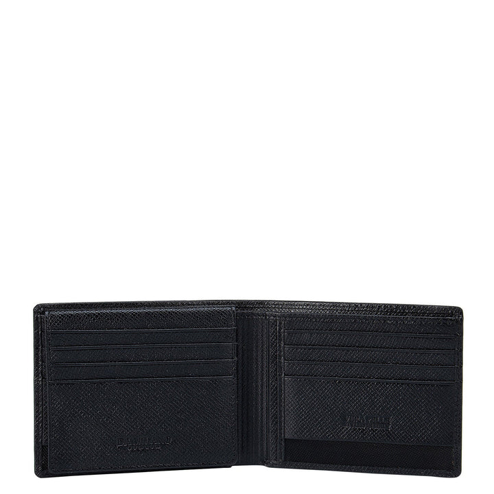 Black Franzy Bifold Wallet With Flap