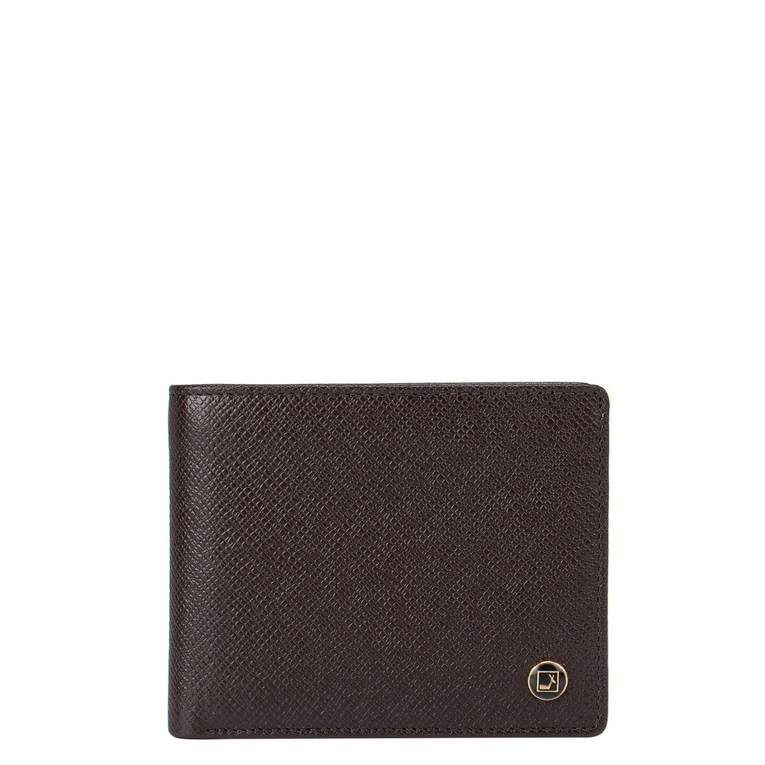 Brown Franzy Bifold Wallet With Flap