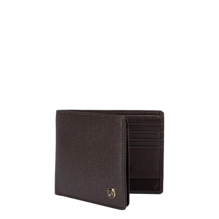 Brown Franzy Bifold Wallet With Flap