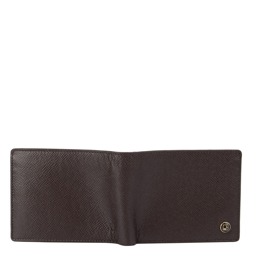 Brown Franzy Bifold Wallet With Flap