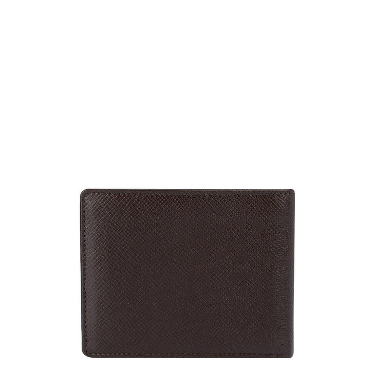 Brown Franzy Bifold Wallet With Flap