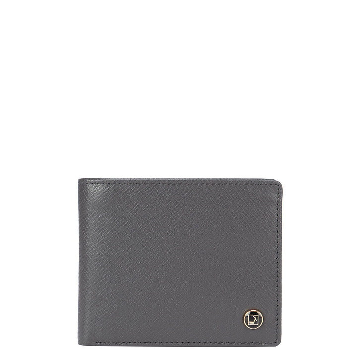Grey Franzy Bifold Wallet With Flap