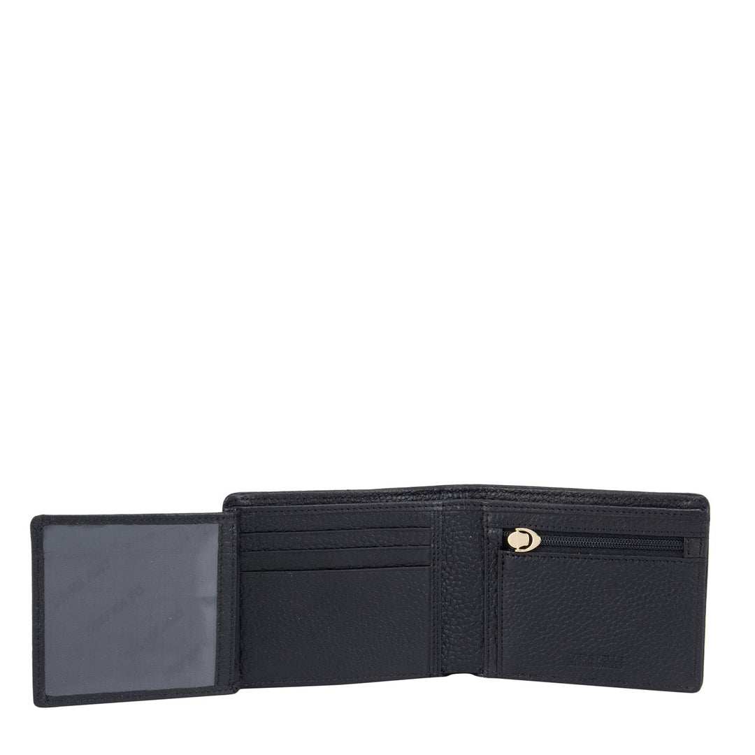 Black Wax Mens Wallet