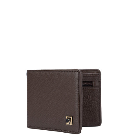 Brown Wax Mens Wallet