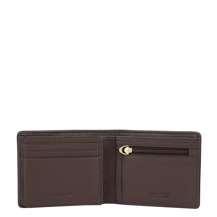 Brown Wax Mens Wallet