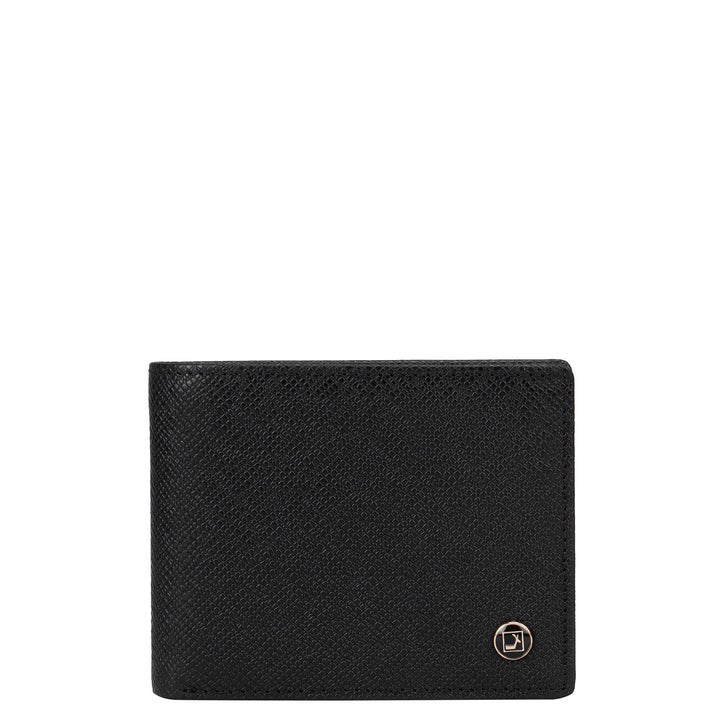 Franzy Leather Mens Wallet - Black