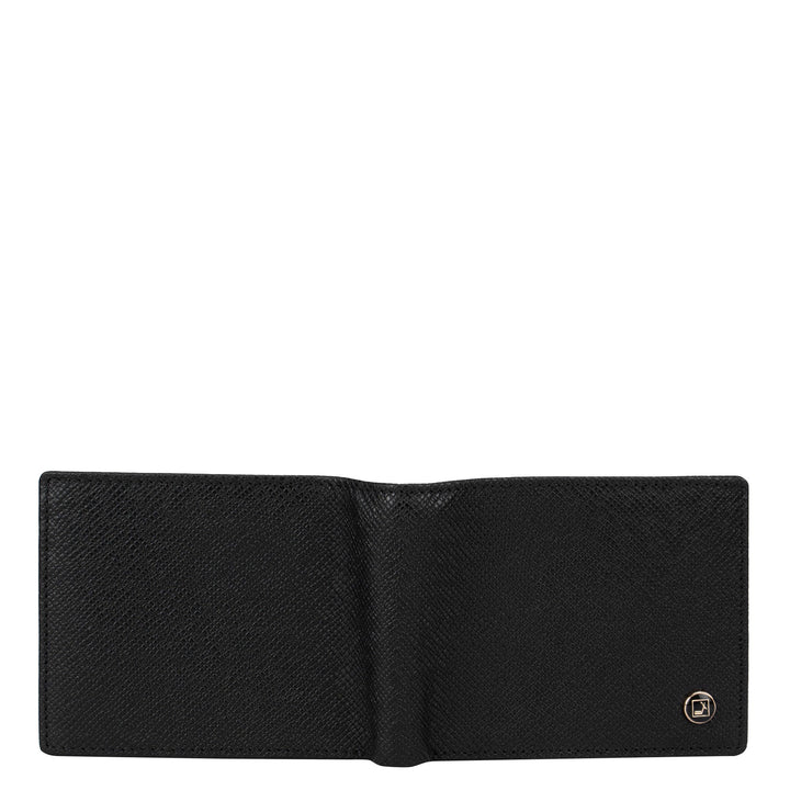 Franzy Leather Mens Wallet - Black
