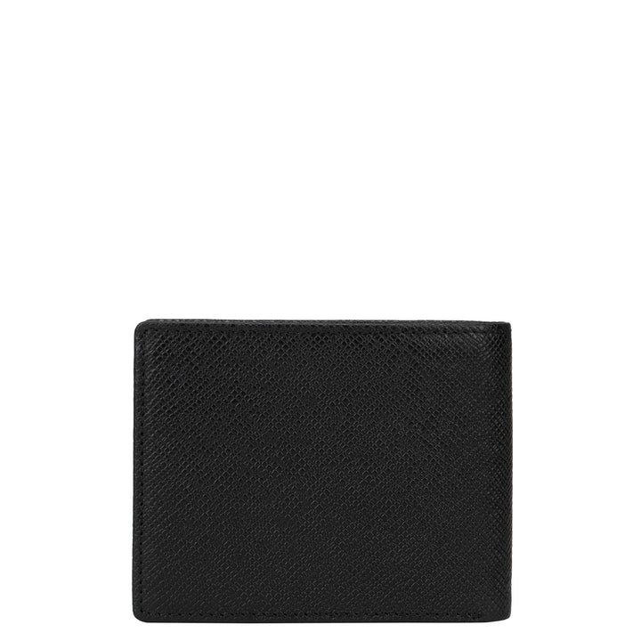 Franzy Leather Mens Wallet - Black