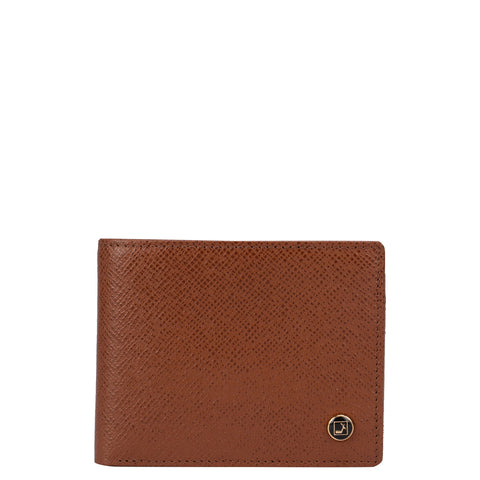 Brown Franzy Bifold Wallet With Flap