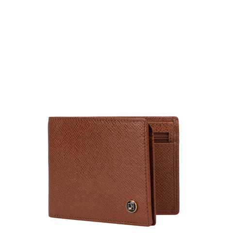 Brown Franzy Bifold Wallet With Flap