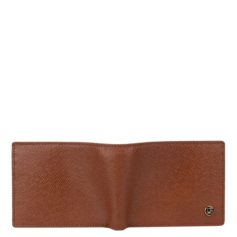 Brown Franzy Bifold Wallet With Flap