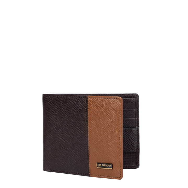 Franzy Leather Mens Wallet - Chocolate & Cognac