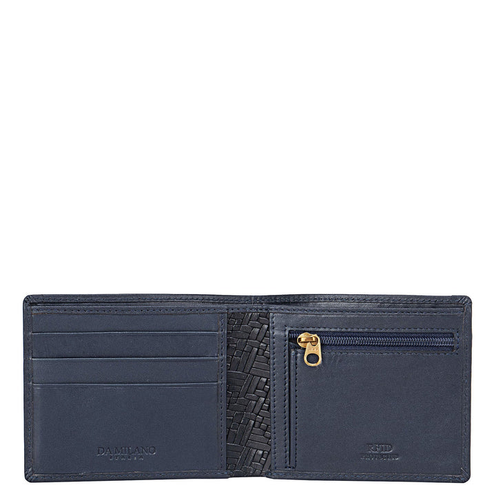 Black Mat-Emboss Bifold Wallet