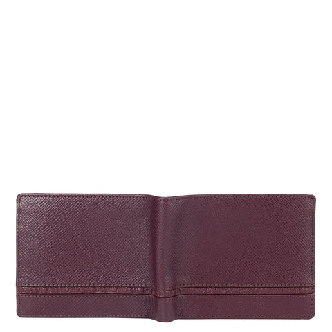 Franzy Leather Mens Wallet - Berry