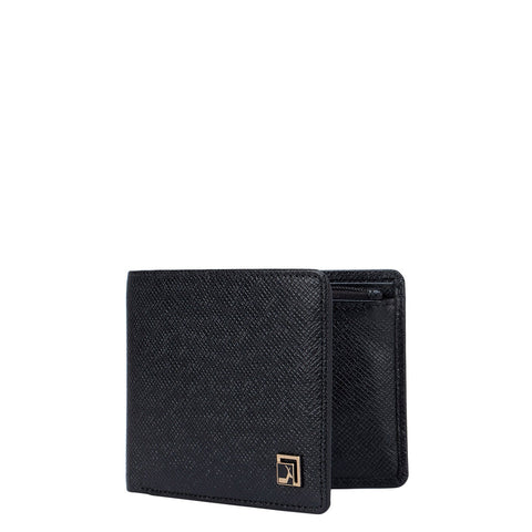 Franzy Leather Mens Wallet - Black