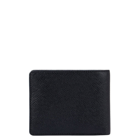 Franzy Leather Mens Wallet - Black