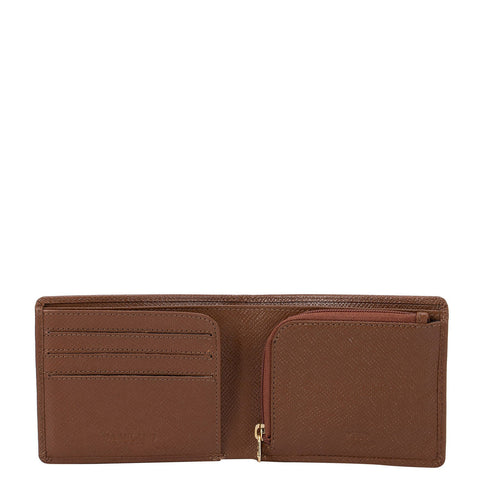 Franzy Leather Mens Wallet - Cognac