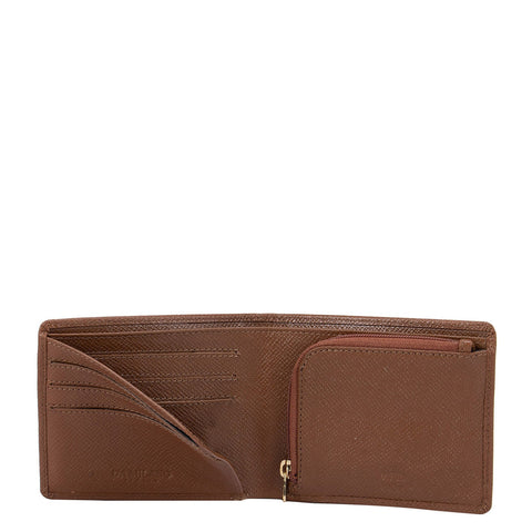 Franzy Leather Mens Wallet - Cognac