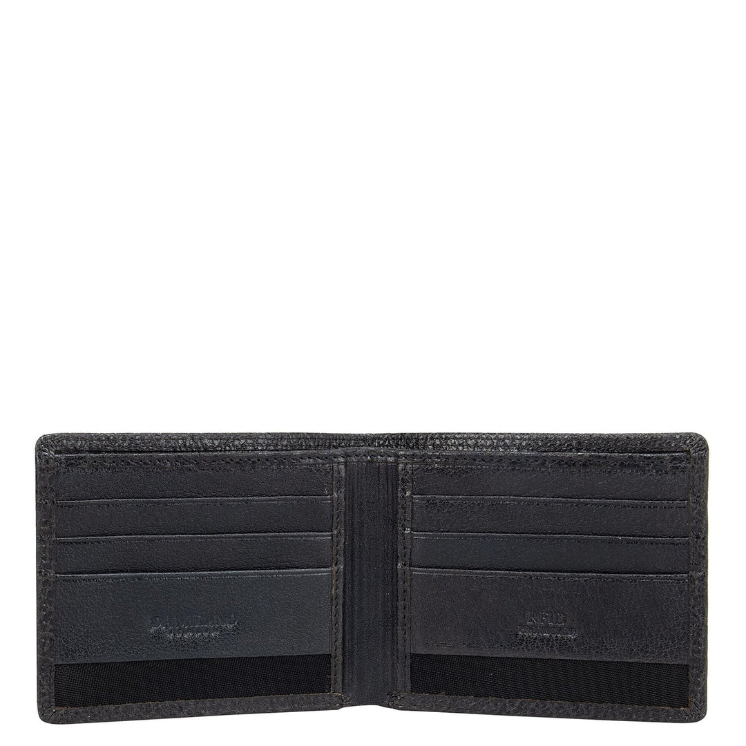 Blue Elephant Pattern Bifold Men's Wallet
