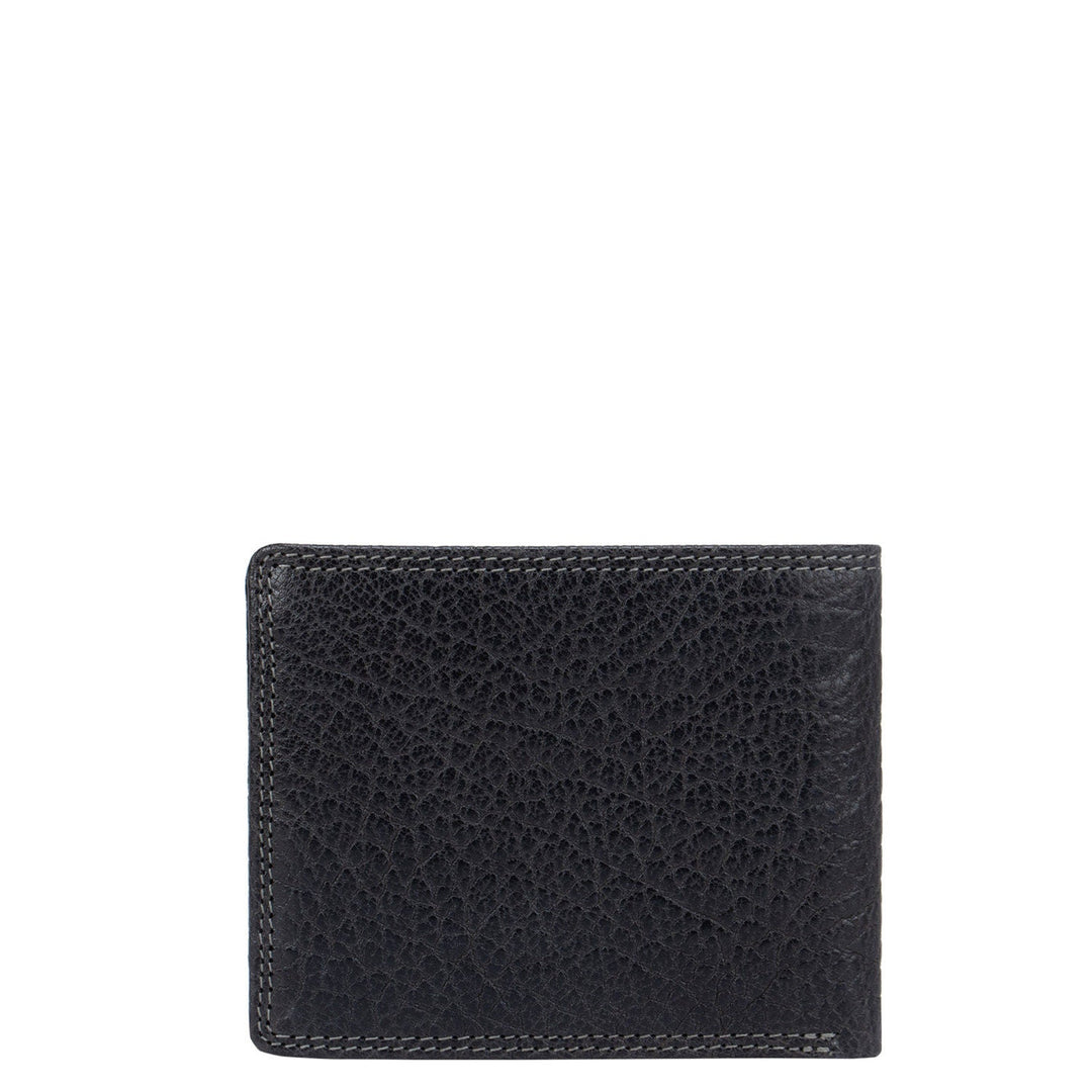 Blue Elephant Pattern Bifold Men's Wallet